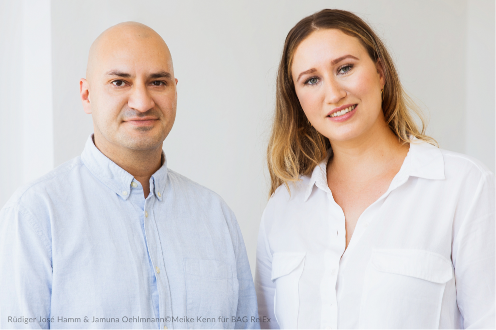 Pressebild Rüdiger José Hamm & Jamuna Oehlmann_BAG RelEx Pressebild Rüdiger José Hamm & Jamuna Oehlmann_BAG RelEx