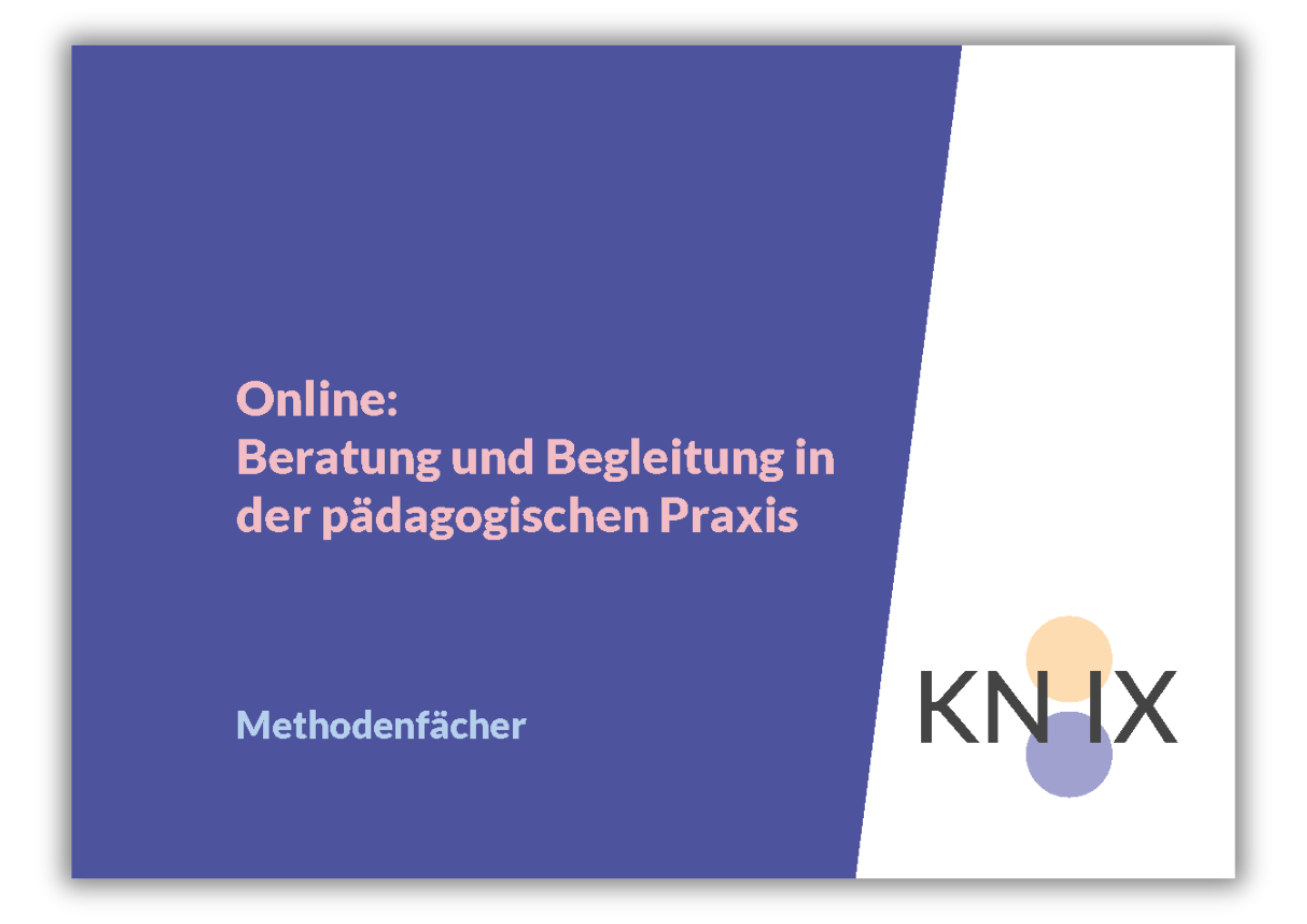 Cover KNIX Methodenfächer 2020